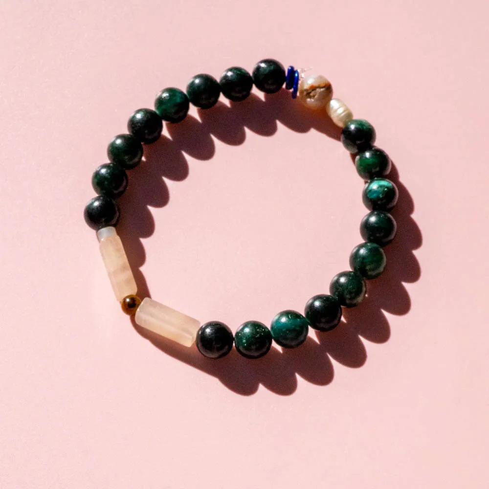 Couples Bracelet | Carnelian   Emerald