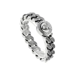 Cuba stainless steel wolf bracelet for men wolf style bracelet D4-B