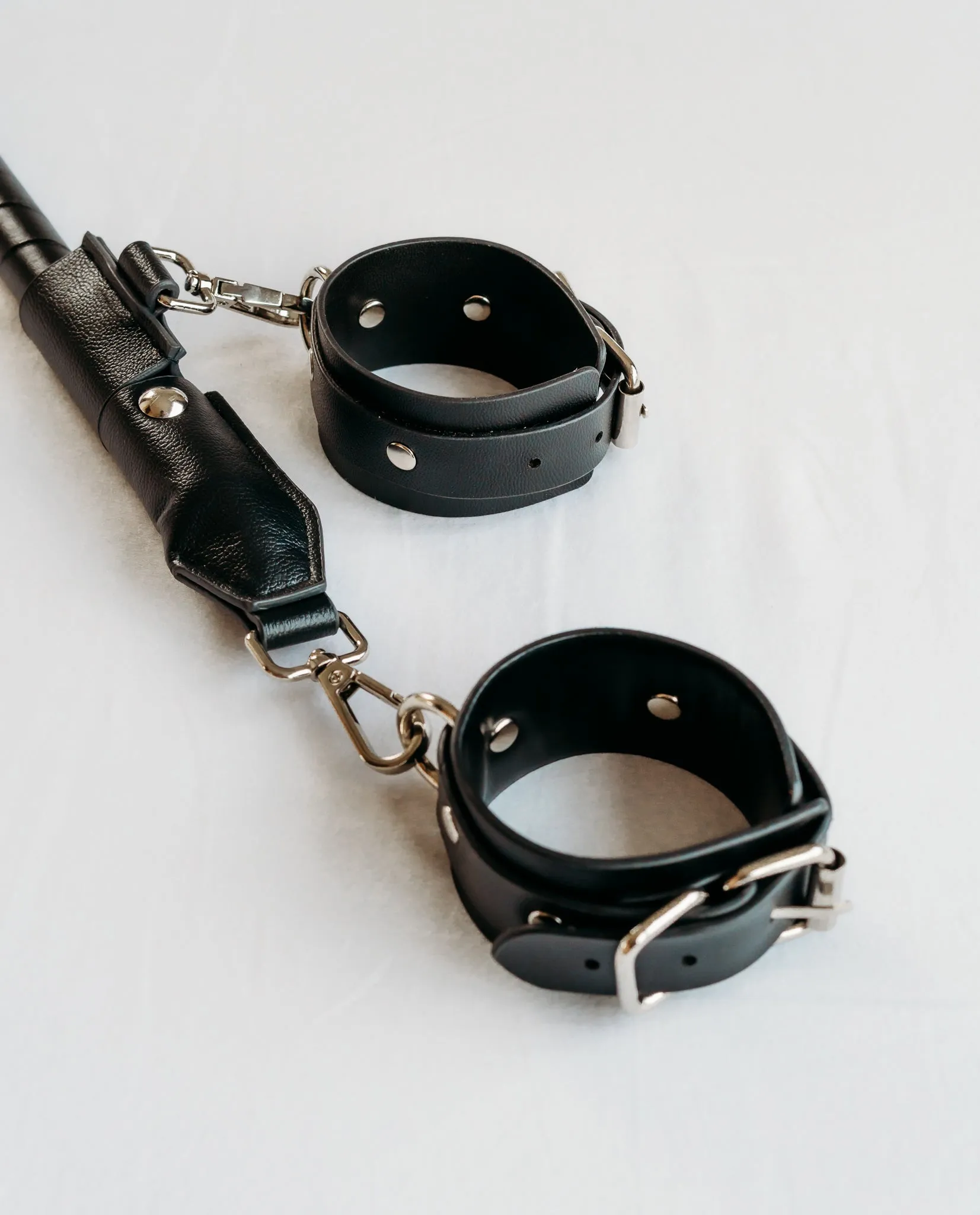 Cupid's Faux Leather Spreader Bar with Cuffs