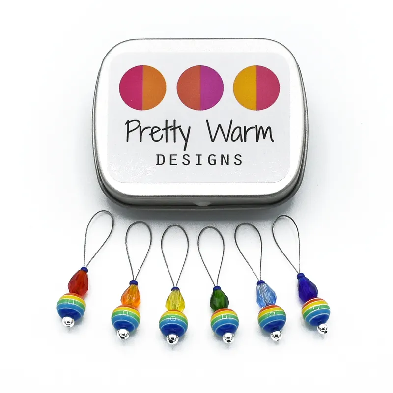 Decorative Beaded Wire Style Stitch Markers