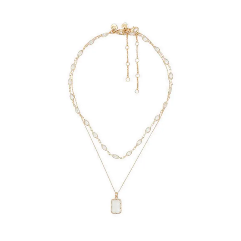 Destinie Necklaces - Gold/Clear Multi