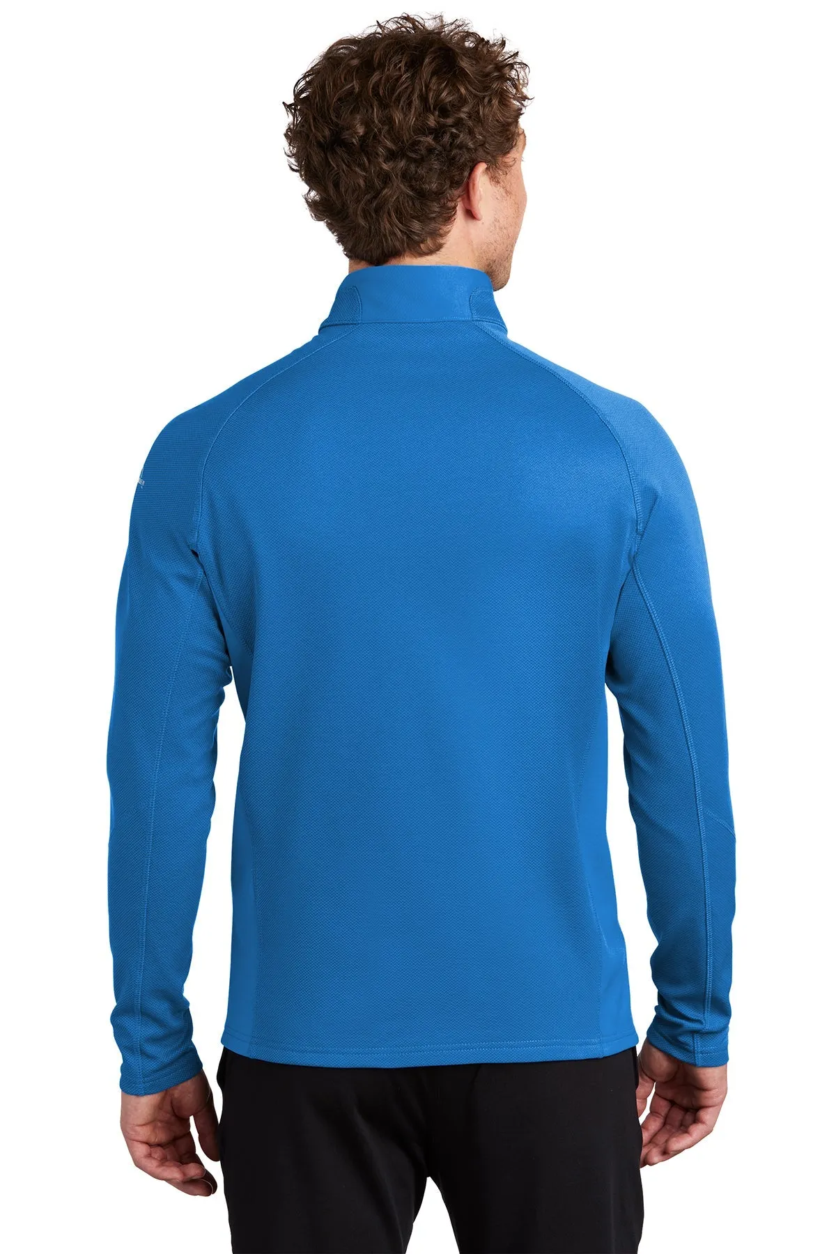 Eddie Bauer Branded Half-Zip Performance Fleece, Ascent Blue