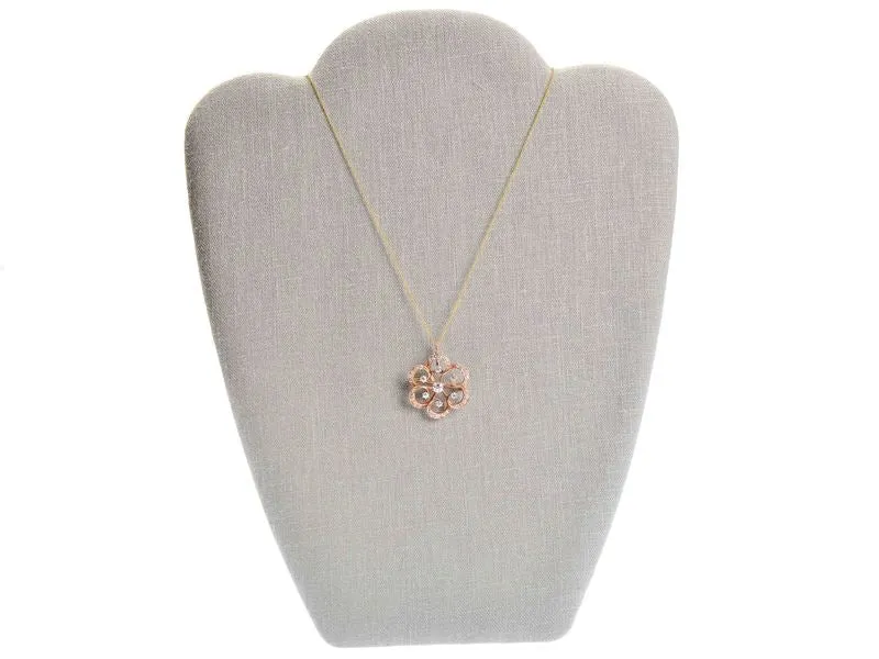 Edwardian Diamond Flower Pendant