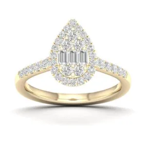 Elegance in Every Detail: 14K 0.50CT D-Ladies Rings