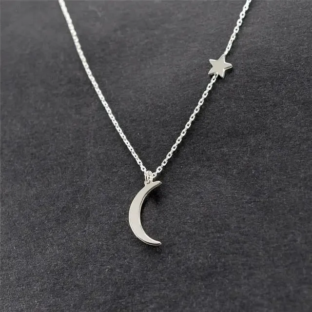 Elegant and Simple Multi-Layer Necklaces in Silver and Gold for Women and Girls