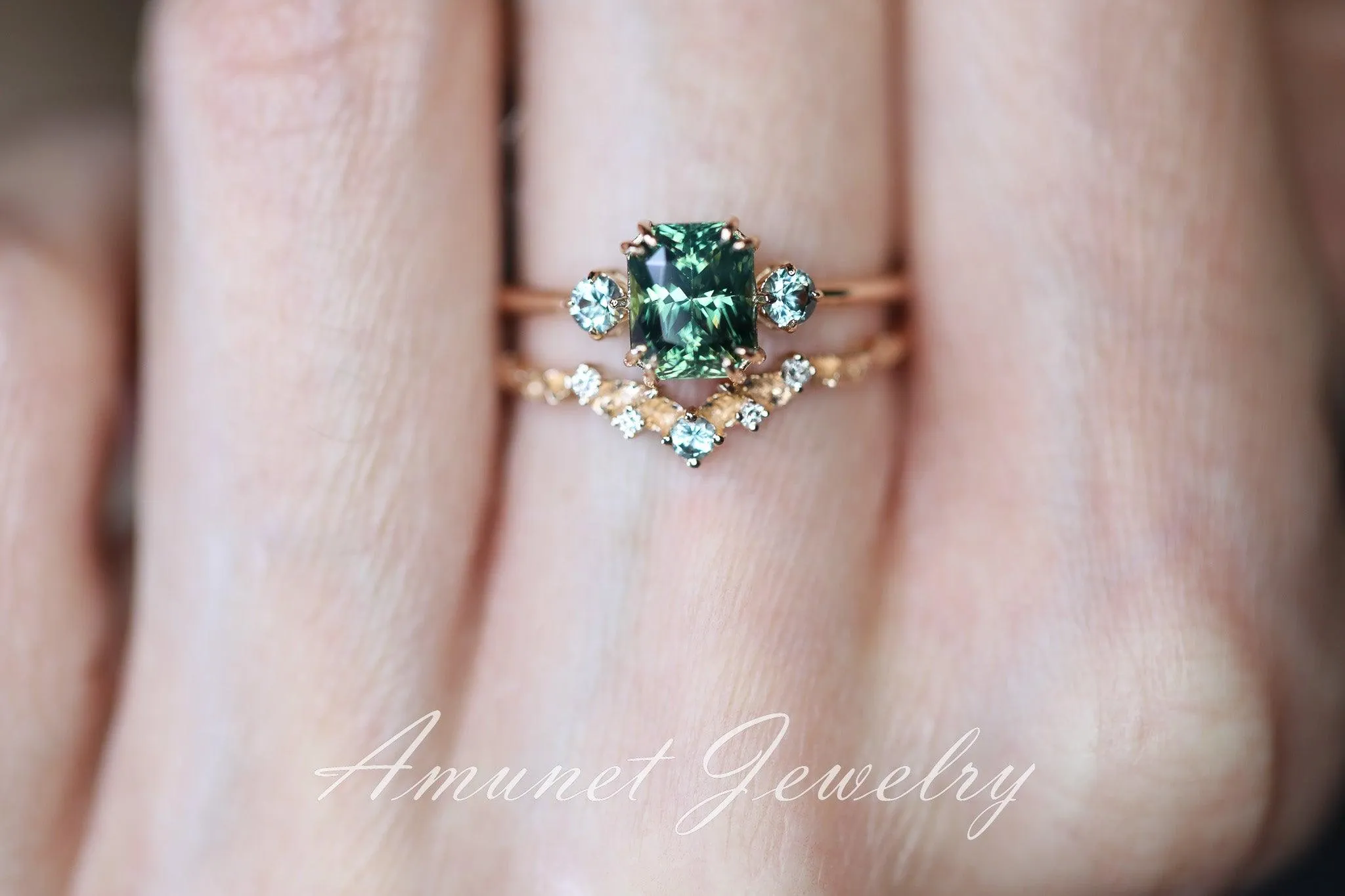 Elegant Curved Wedding Band – A Unique and Timeless Engagement and Wedding Ring