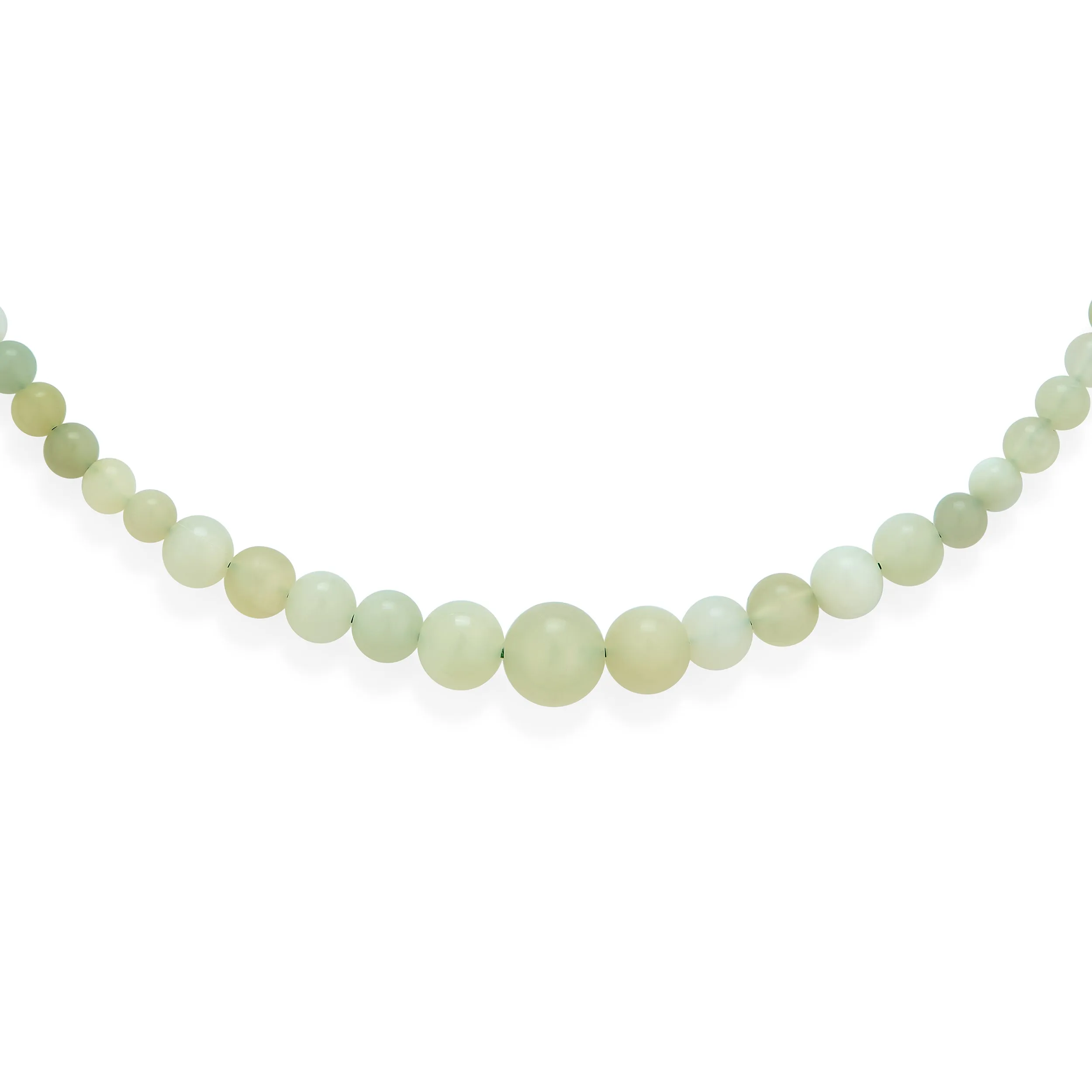 Elegant Graduated Semi-Precious Gemstone Bead Strand Necklace 16-18 Inch