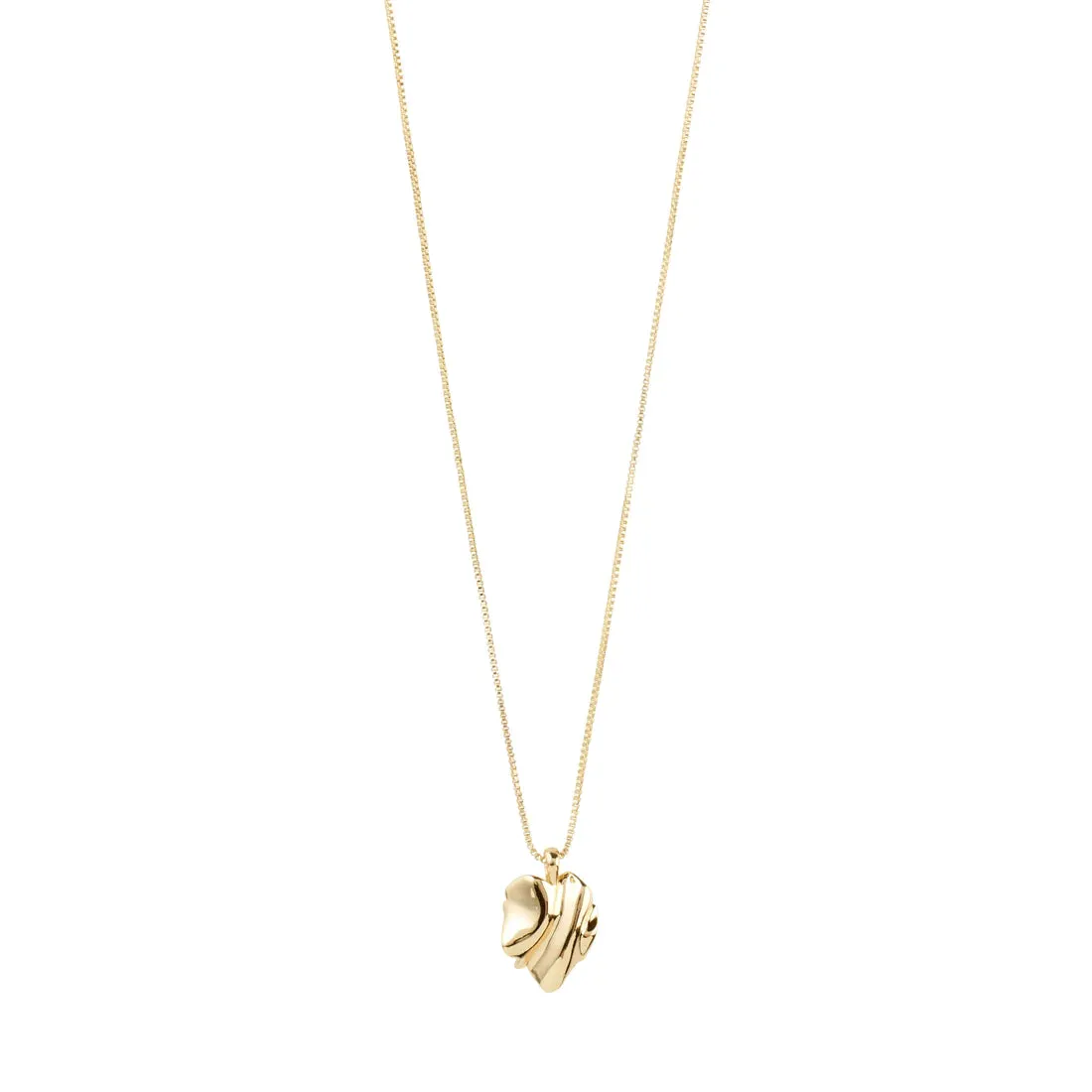 EM wavy pendant necklace