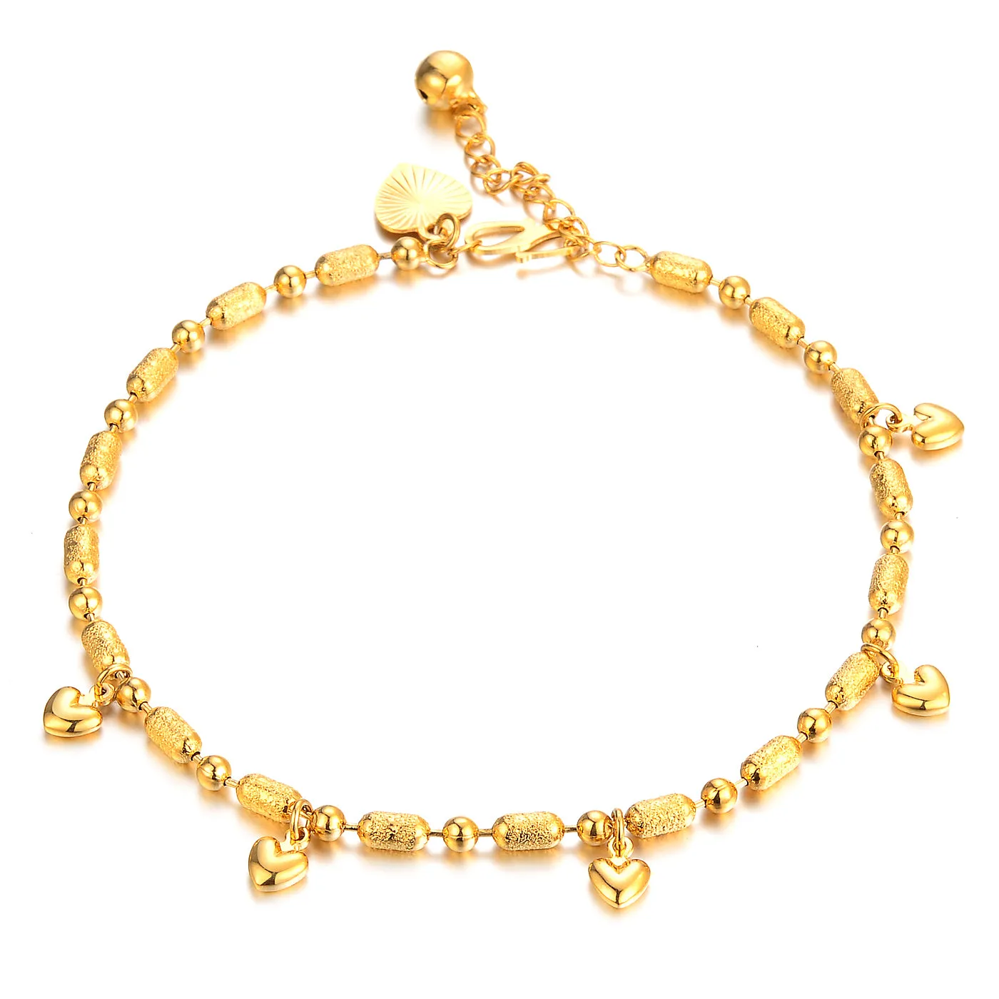 Exquisite Love Pendant Small Fresh and Simple Anklet