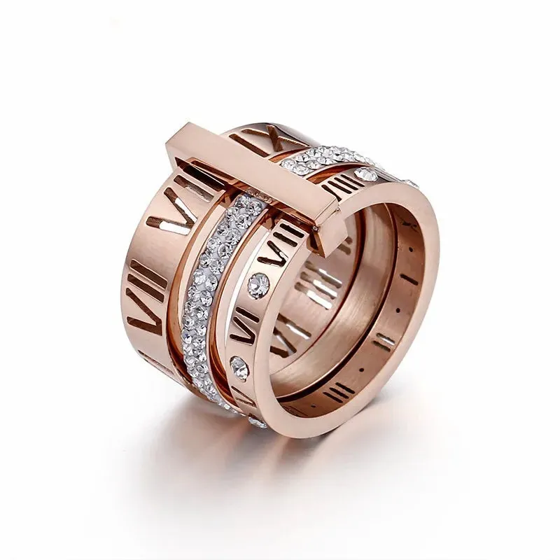 Exquisite Rhinestone Rings For Women