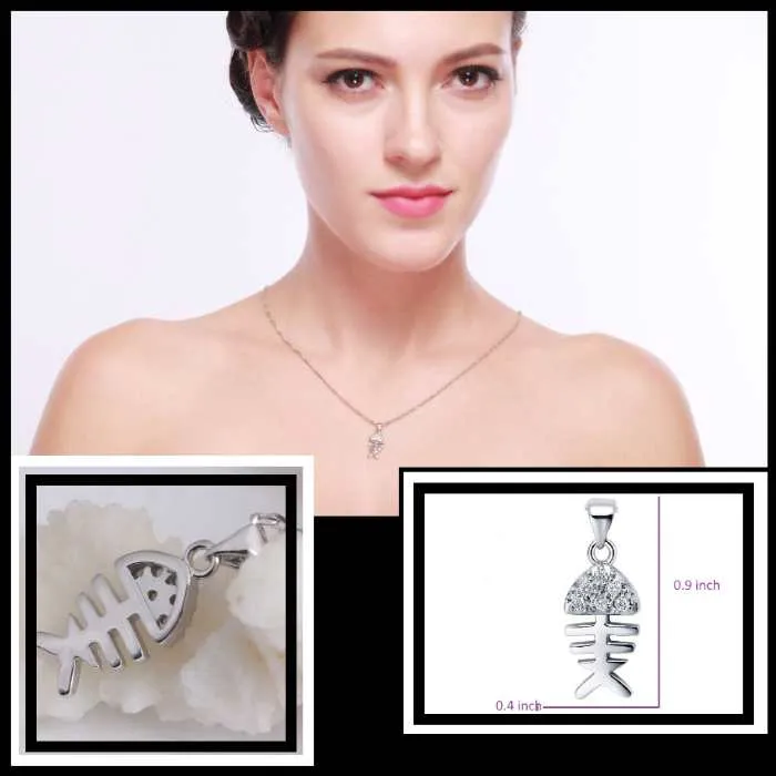 Fishbone Necklace for Women