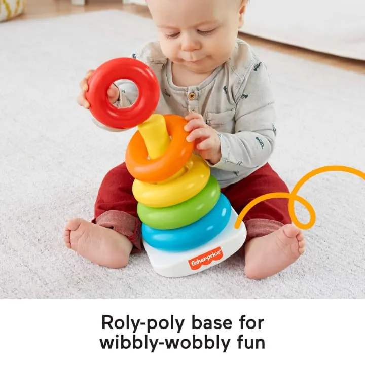 Fisher-Price Baby's First Blocks Rock-A-Stack
