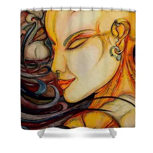 Forehead Kiss - Shower Curtain