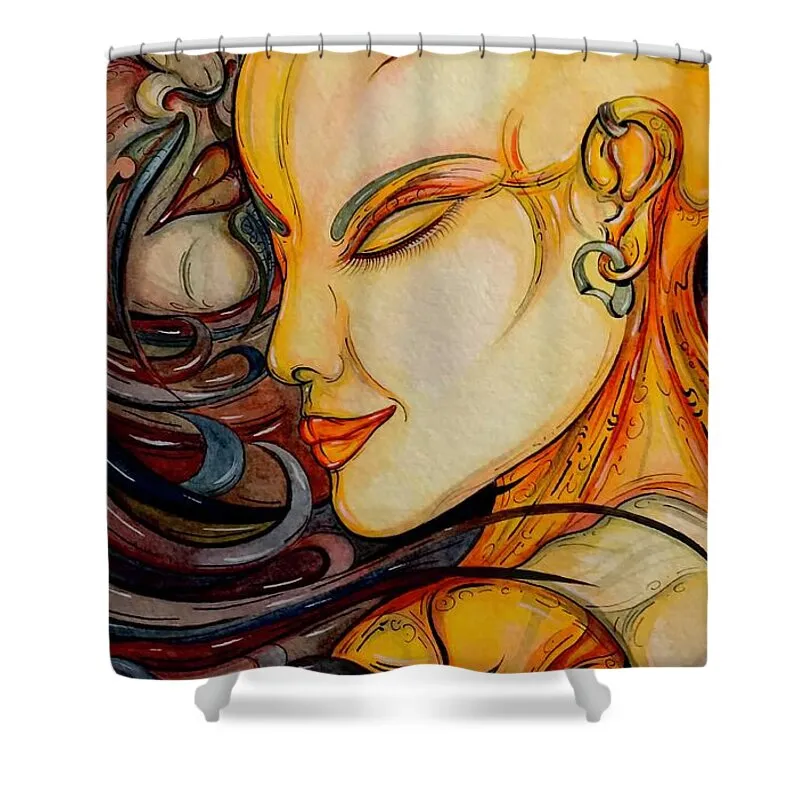 Forehead Kiss - Shower Curtain