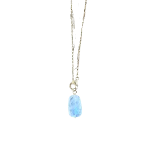 Front Closure 14KGF Gemstone Necklace
