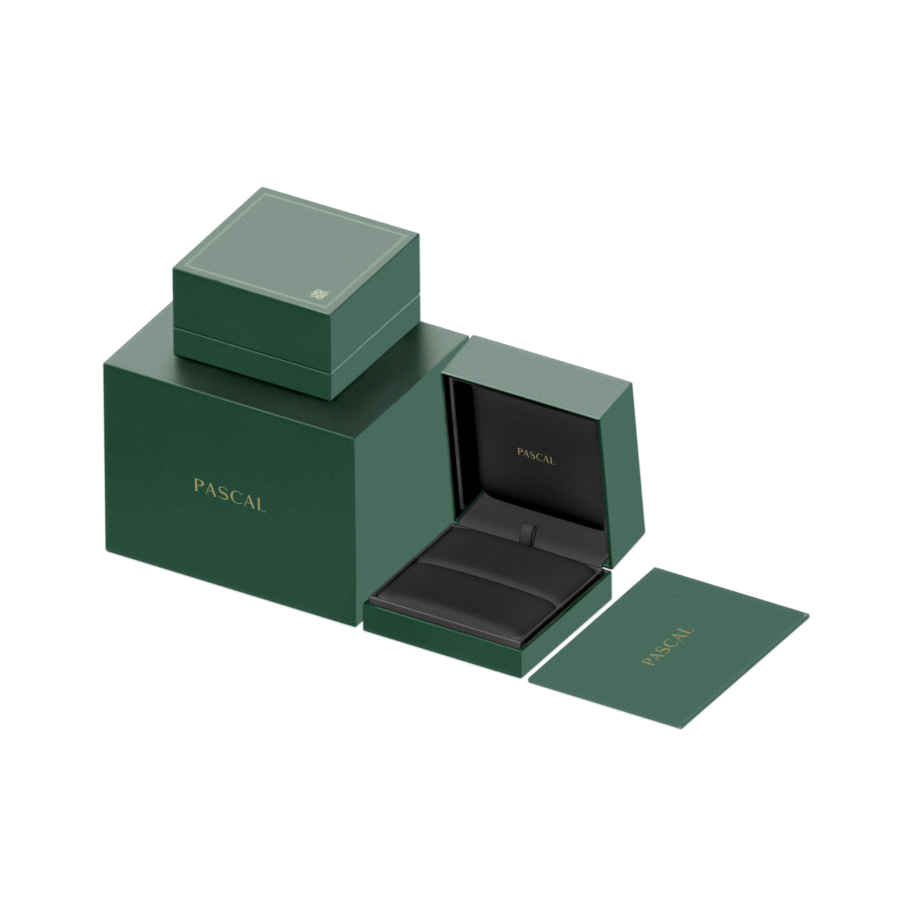 Geo linear Diamond Signet Ring
