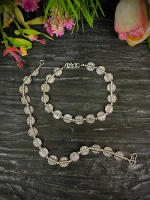 German Oxidised Silver Anklets Engraved Tribal Design Coins Payal Silver Plating & Beads Paijan
