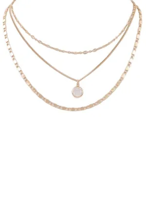 Glass Jewel Necklace Set