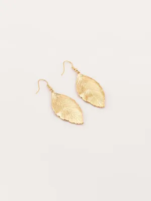 Gold Leaf Earrings