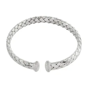 Heirloom Woven Crystal Cuff