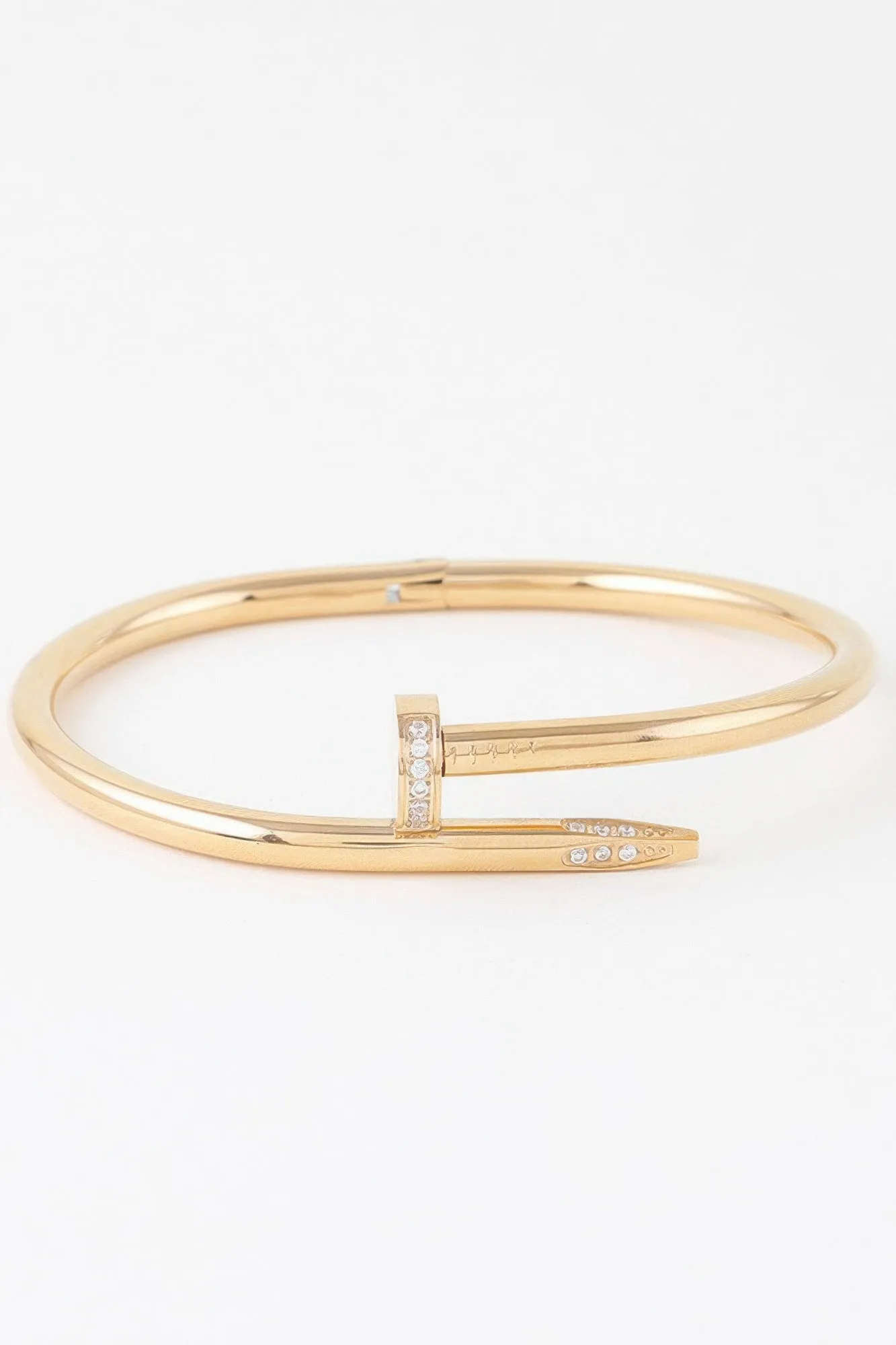 Jeweled Nail Around Bracelet