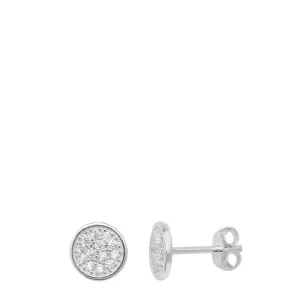 Kids Classic Pave Stud Earrings
