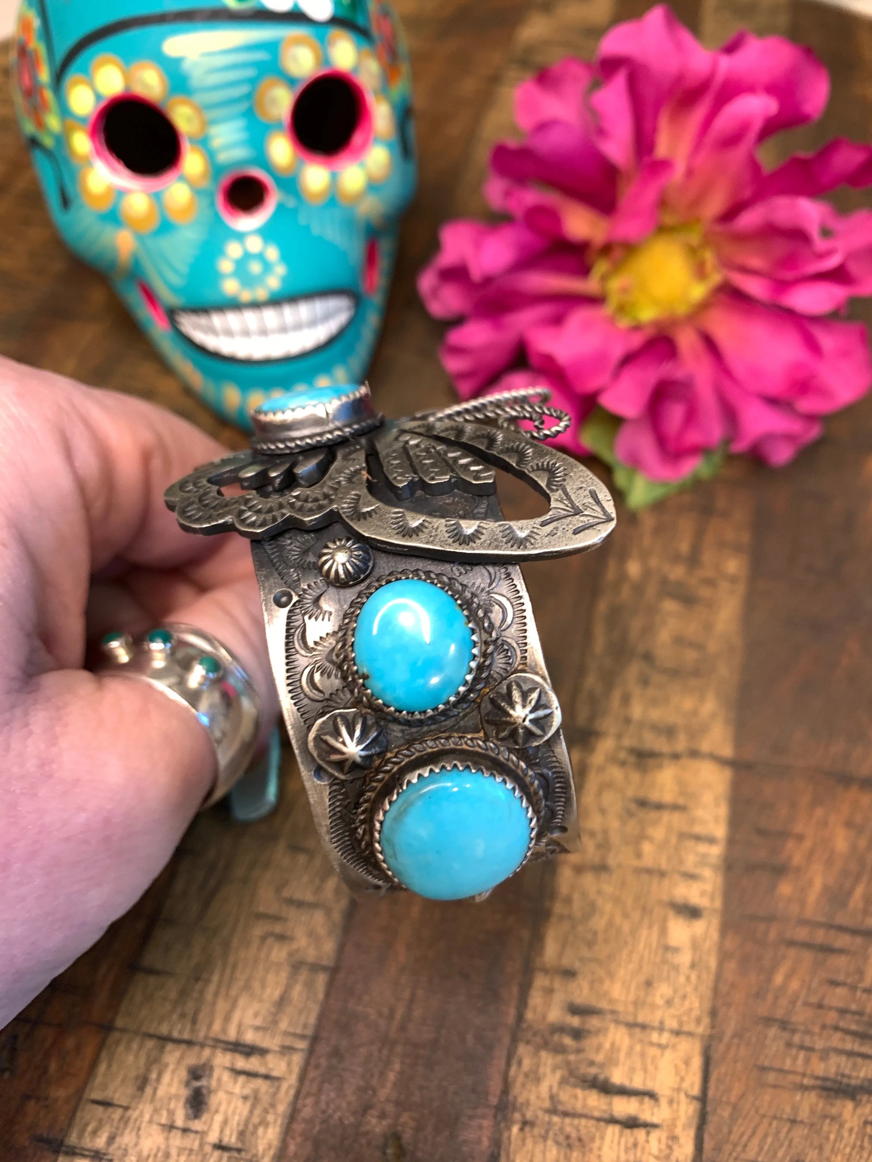 Kingman Butterfly Cuff