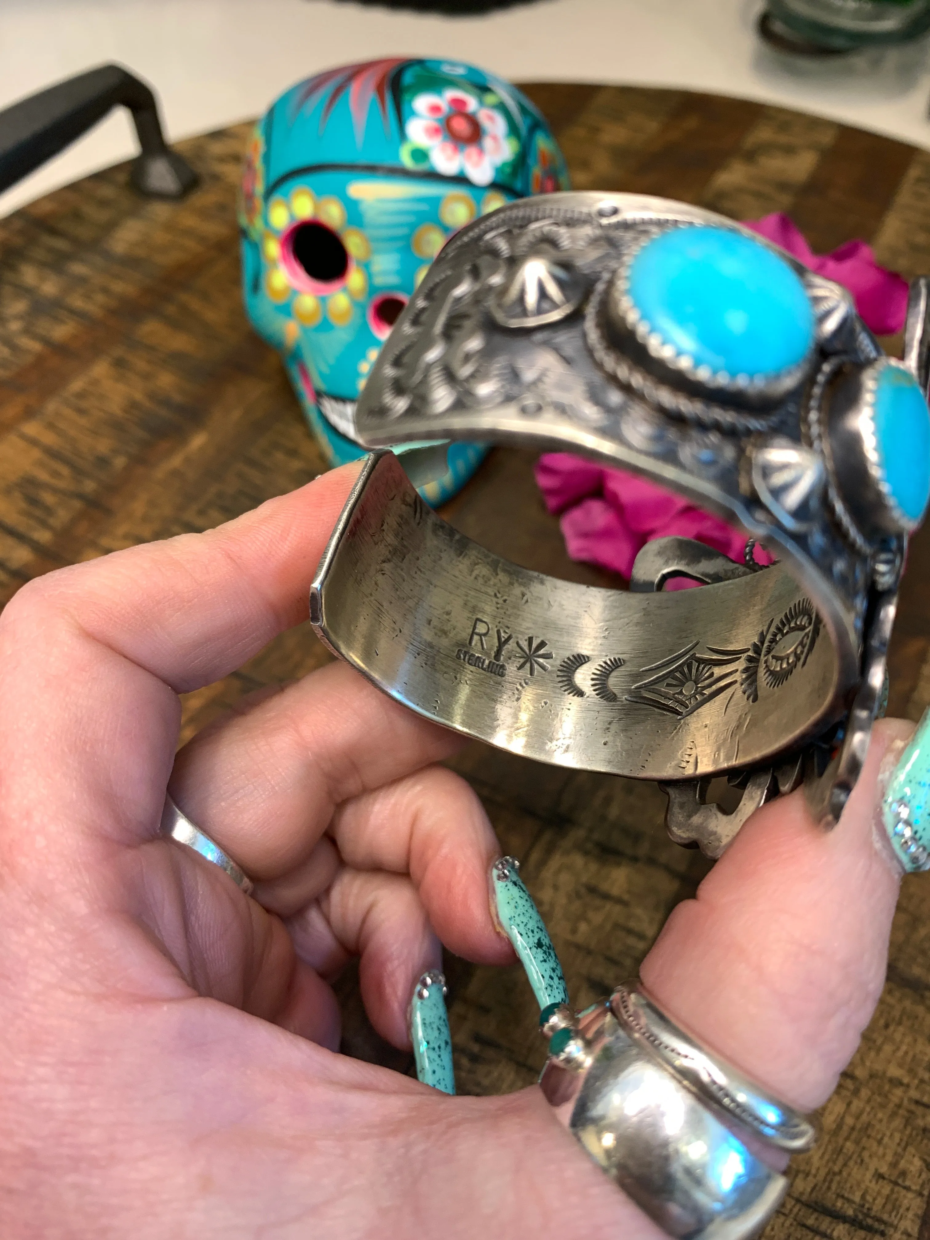 Kingman Butterfly Cuff