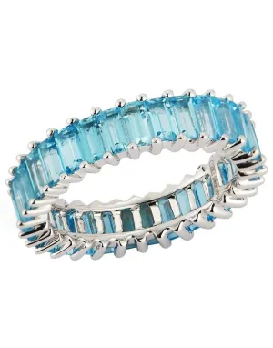 Kristyn Kylie Blue Topaz Eternity Band