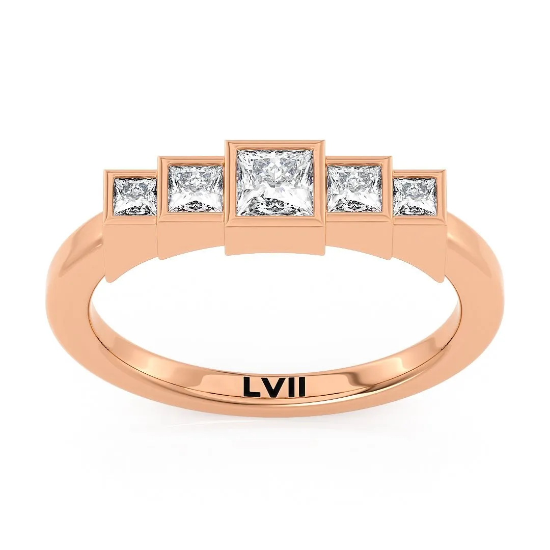 Lab Grown Diamond Rings Art Deco Engagement Rings - The Imogen Ring