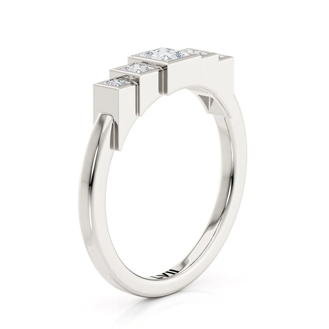 Lab Grown Diamond Rings Art Deco Engagement Rings - The Imogen Ring