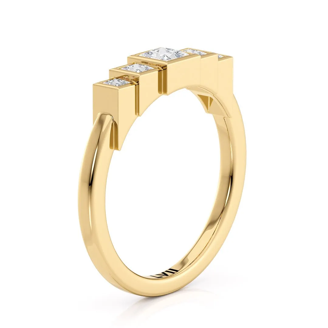 Lab Grown Diamond Rings Art Deco Engagement Rings - The Imogen Ring