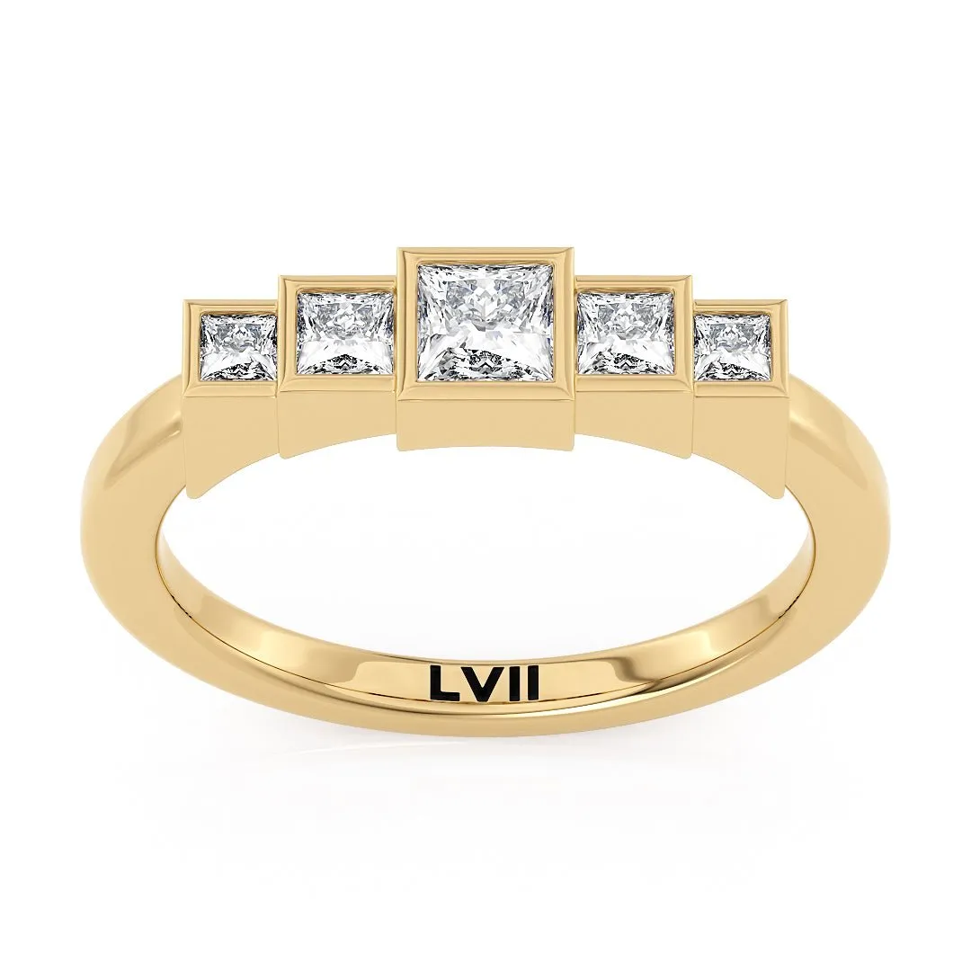 Lab Grown Diamond Rings Art Deco Engagement Rings - The Imogen Ring