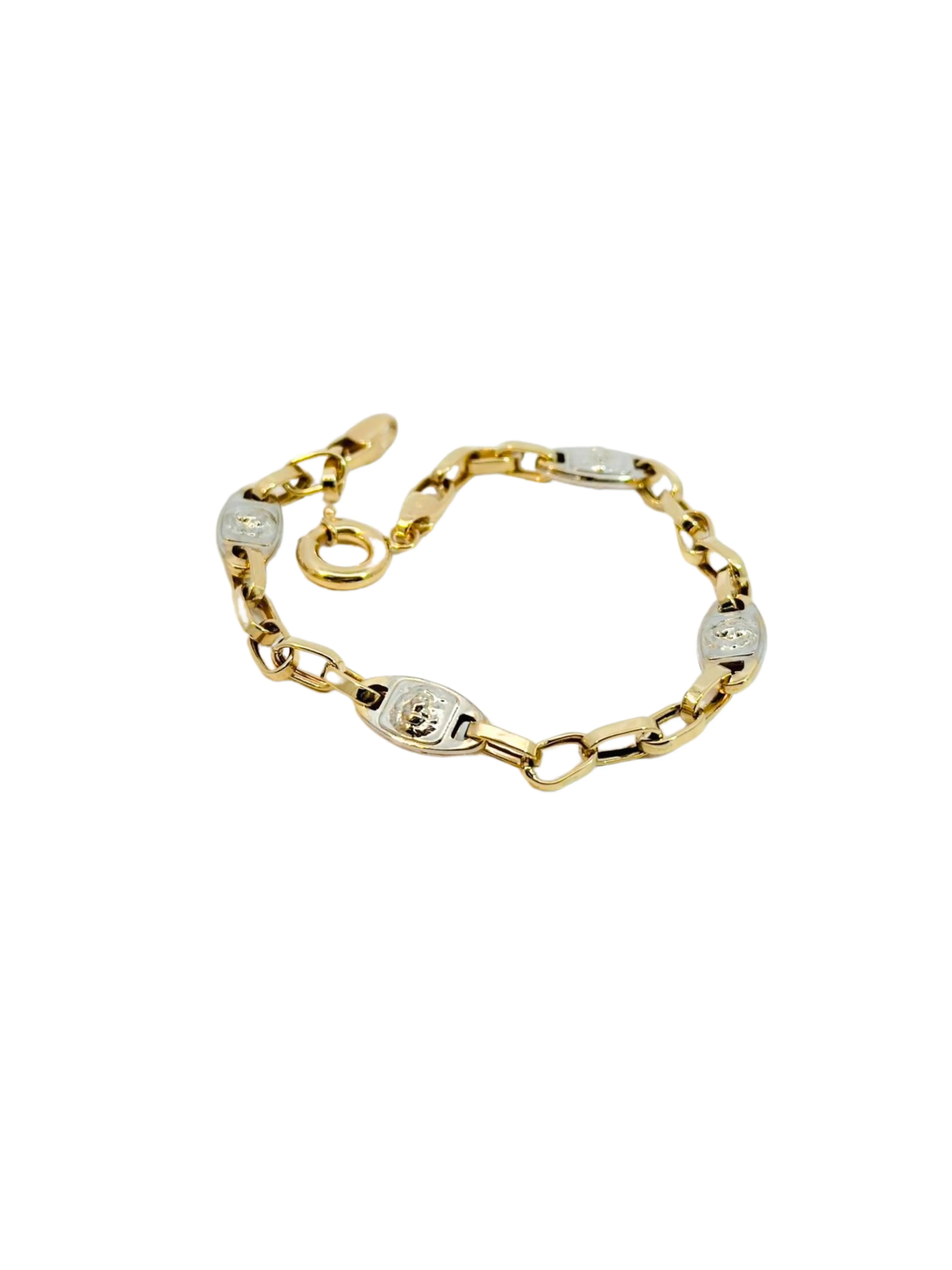 Lesotho Jewellery 14k Gold Bracelet for Men - 4.51 Grams, Length -20.5 cm