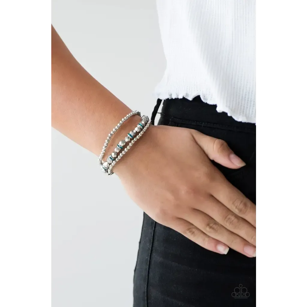 Let There BEAM Light - Blue Bracelet