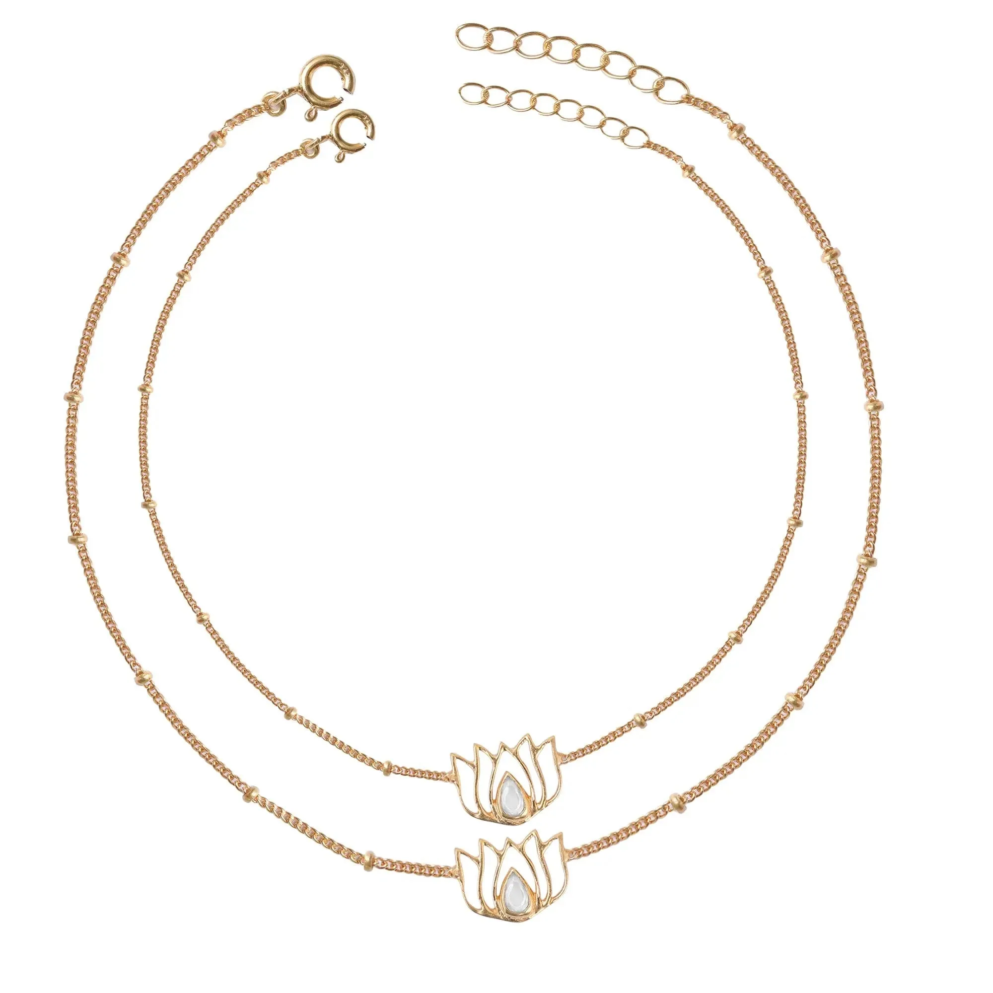 Lotus 92.5 Sterling Silver Anklet