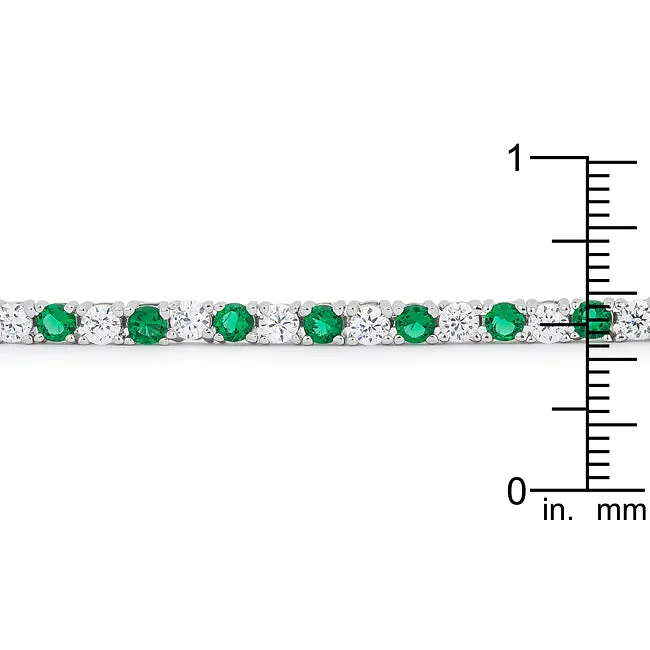 LOVCIA Jewelry Eternal Elegance Rhodium Tennis Bracelet