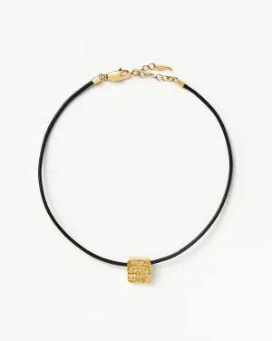 Lucy Williams Byzantine Coin Cord Anklet | 18ct Gold Vermeil