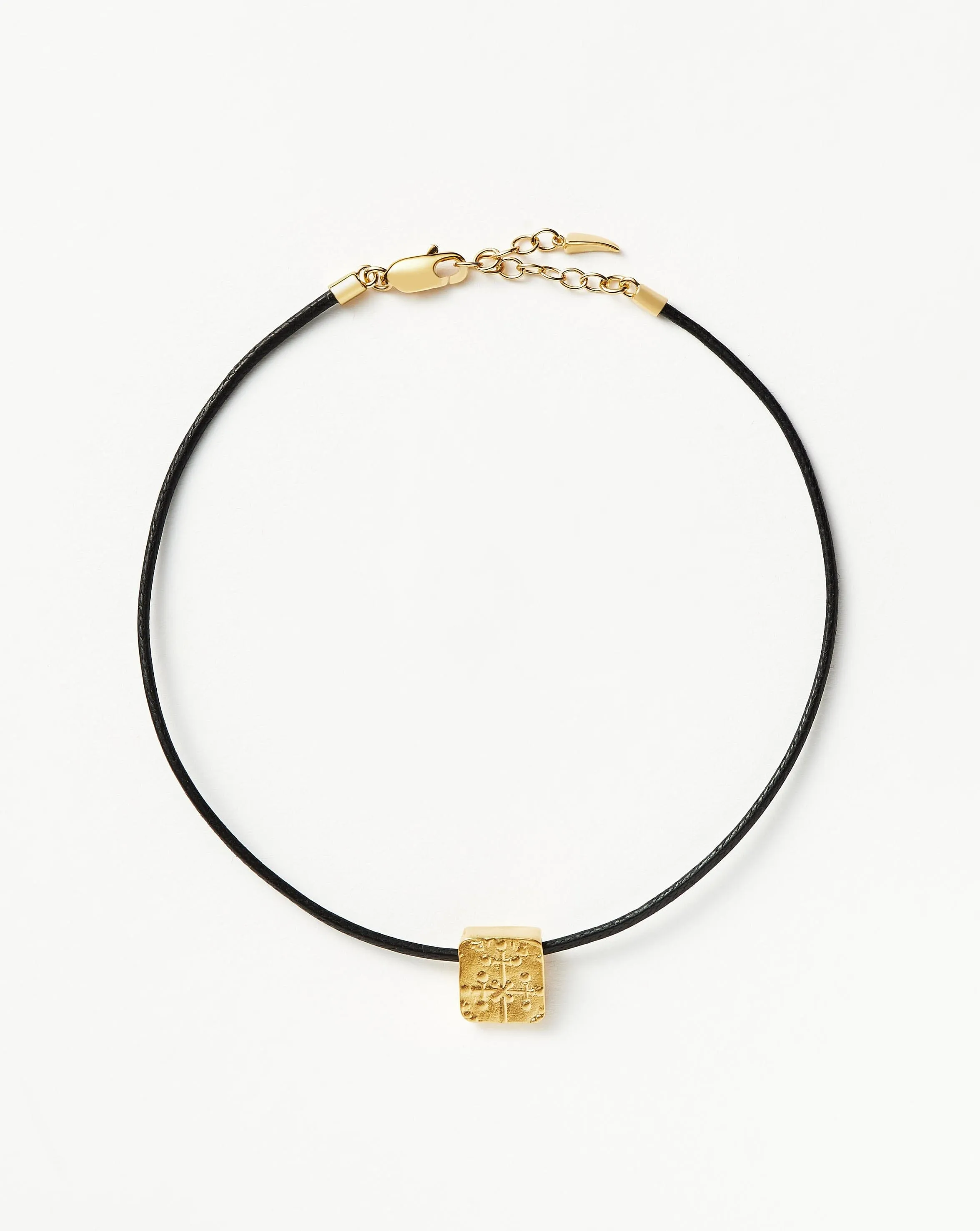 Lucy Williams Byzantine Coin Cord Anklet | 18ct Gold Vermeil