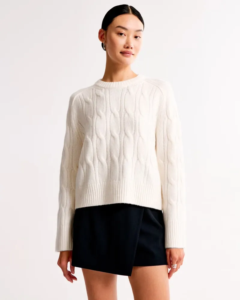 Madeline Cable Crew Sweater