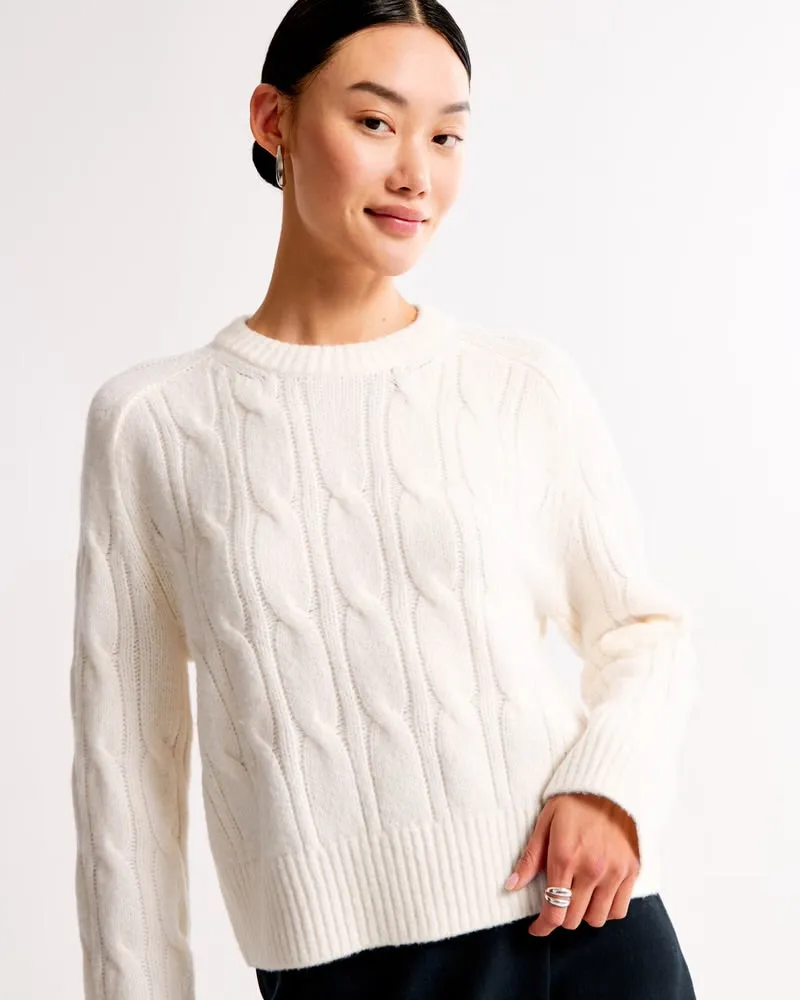 Madeline Cable Crew Sweater