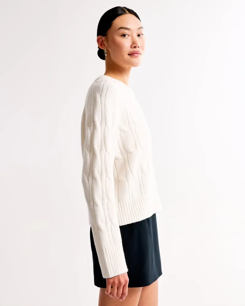 Madeline Cable Crew Sweater
