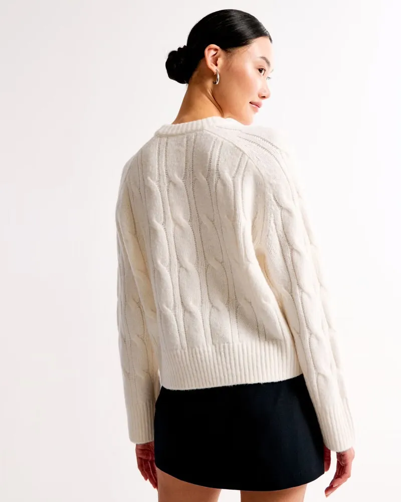 Madeline Cable Crew Sweater