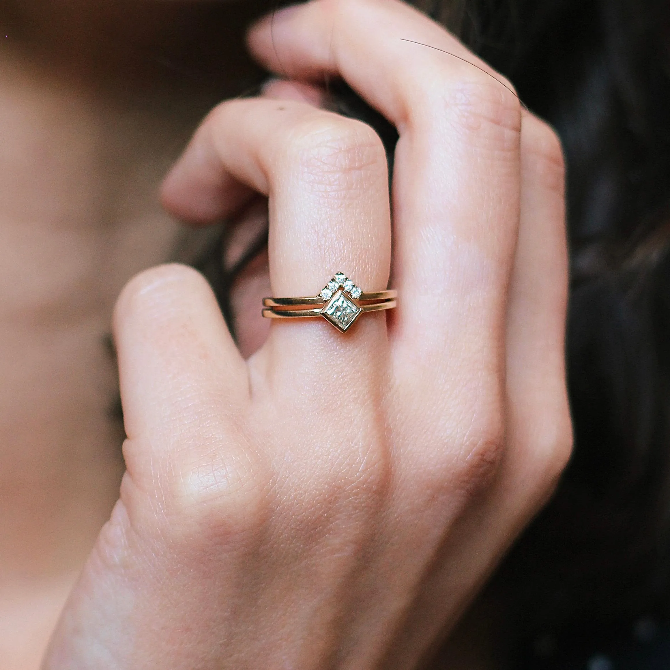 Mangala Diamond Fitted Ring
