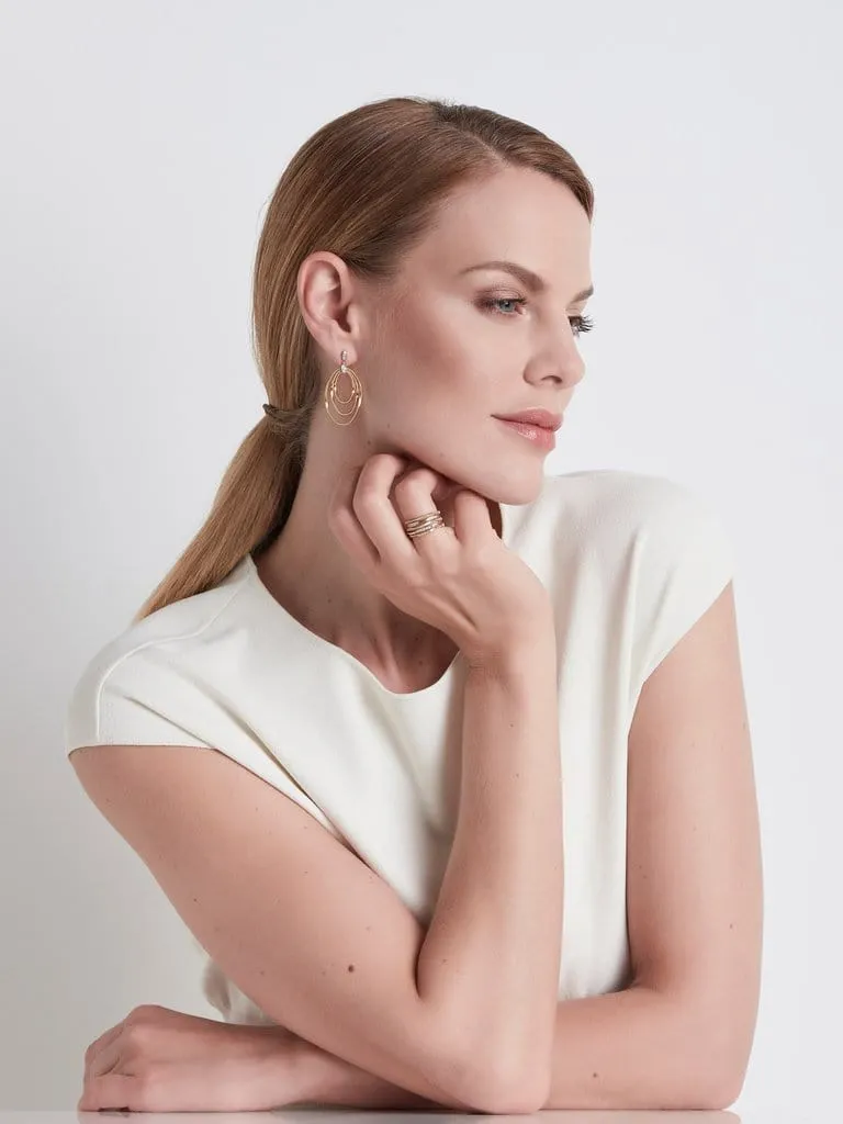 Marco Bicego18K Yellow Gold Lunaria Tapered Ring