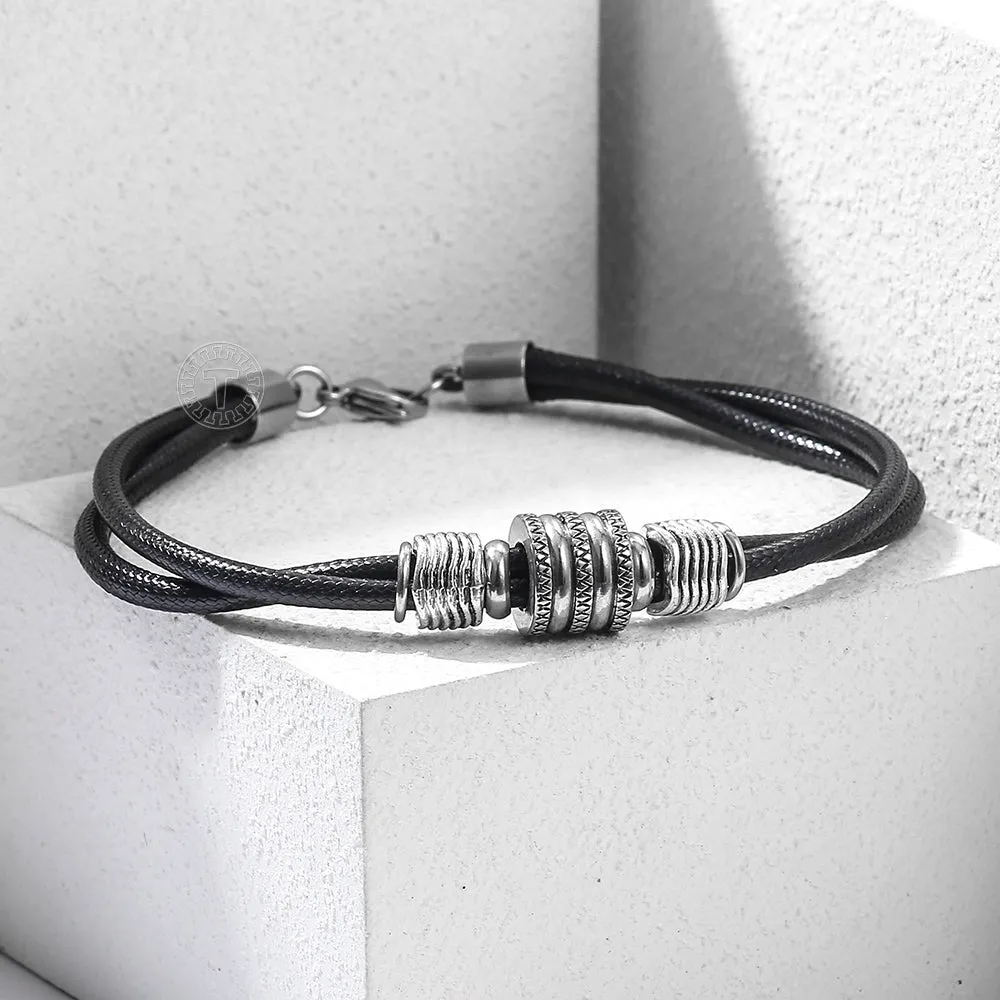 Mens Anklet Handmade Cool Simple  Stainless Steel