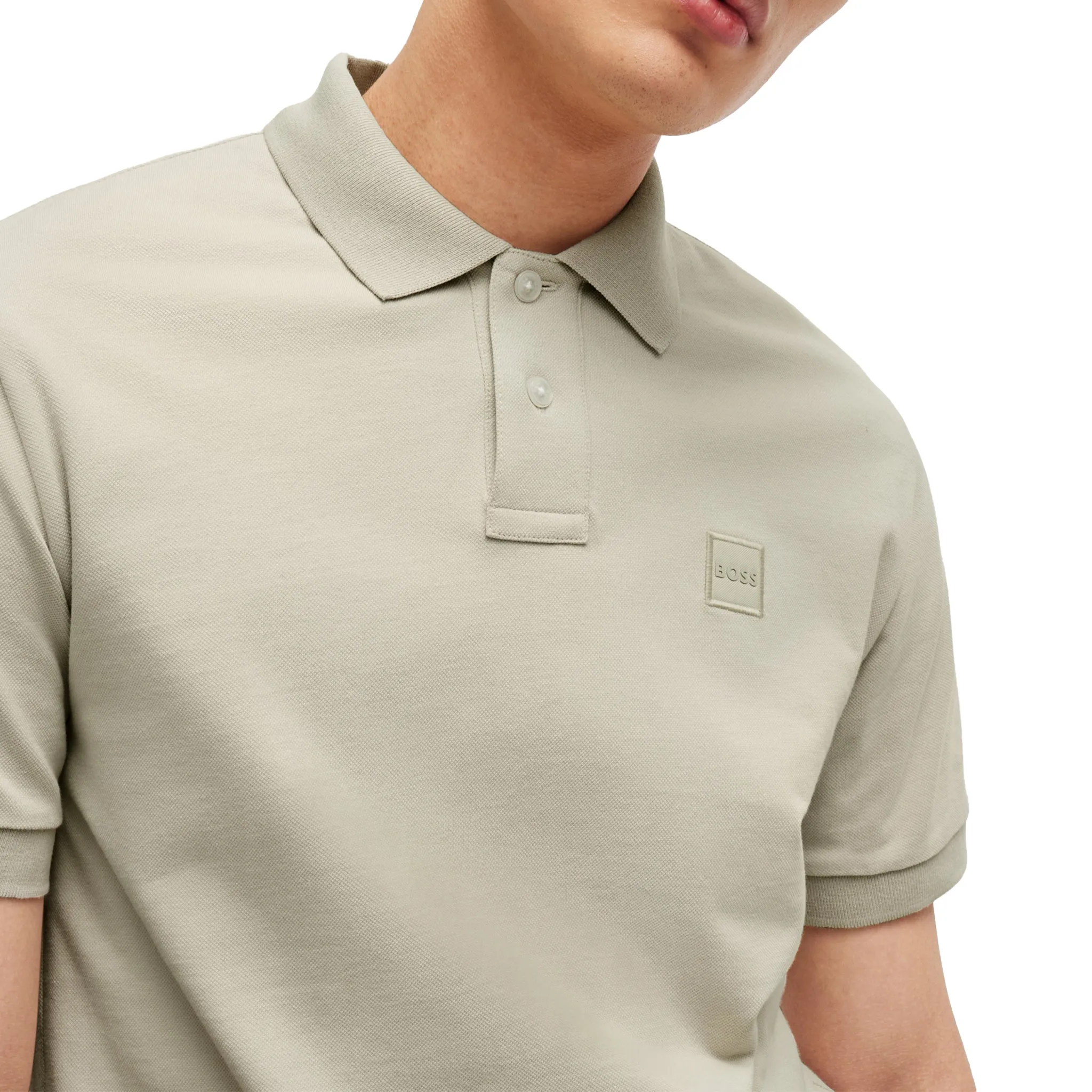 Mens BOSS Light Beige Passenger S/s Polo Shirt