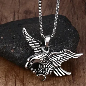 Mens Necklaces Eagle Pendant