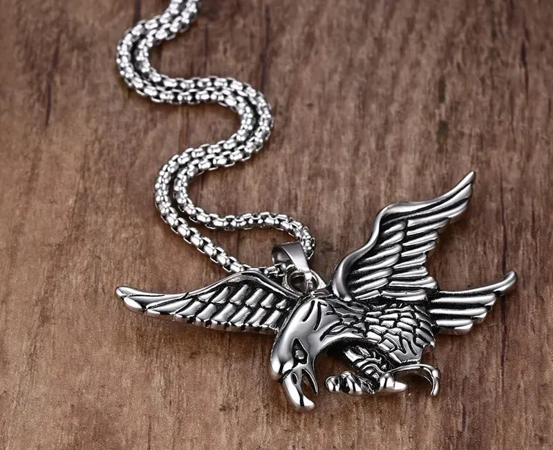 Mens Necklaces Eagle Pendant