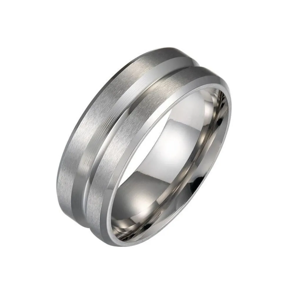men's rings charm silver dark color matted polished shiny streetwear ✈️ free.shipping